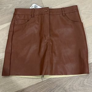 Cute pleather skirt